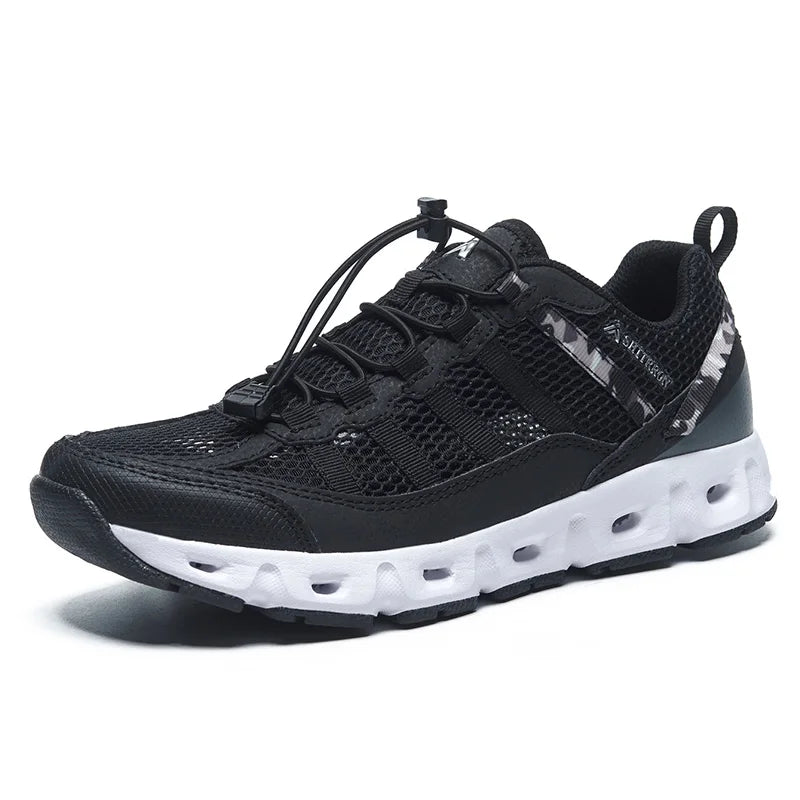 Nuevos zapatos de los hombres de malla transpirable Zapatos ligeros cómodos Hombres Zapatillas de deporte Modas Zapatos casuales Zapatos planos Zapatillas Hombre