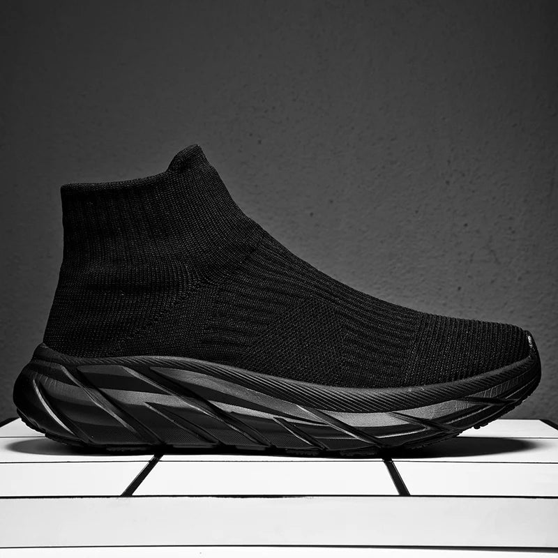 Hombres Running Zapatillas de calcetín para caminar botas de invierno Zapatillas de deporte casuales zapatos cálidos de peluche Zapatos deportivos Ligeros Hombres Zapatillas casuales Zapatos
