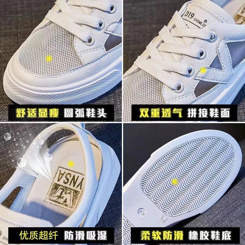 Sandalias de mujer Nuevas sandalias de boca de pescado coreana de metal transparente decorativas Zapatos de mujer Grande Zapatos Para Mujer