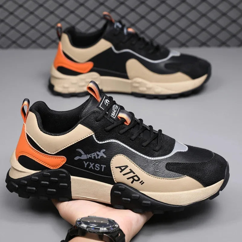 Zapatos de running casuales casuales de los deportes cómodos de los deportes cómodos del uso del fondo suave transpirable antideslizante de la moda de los hombres