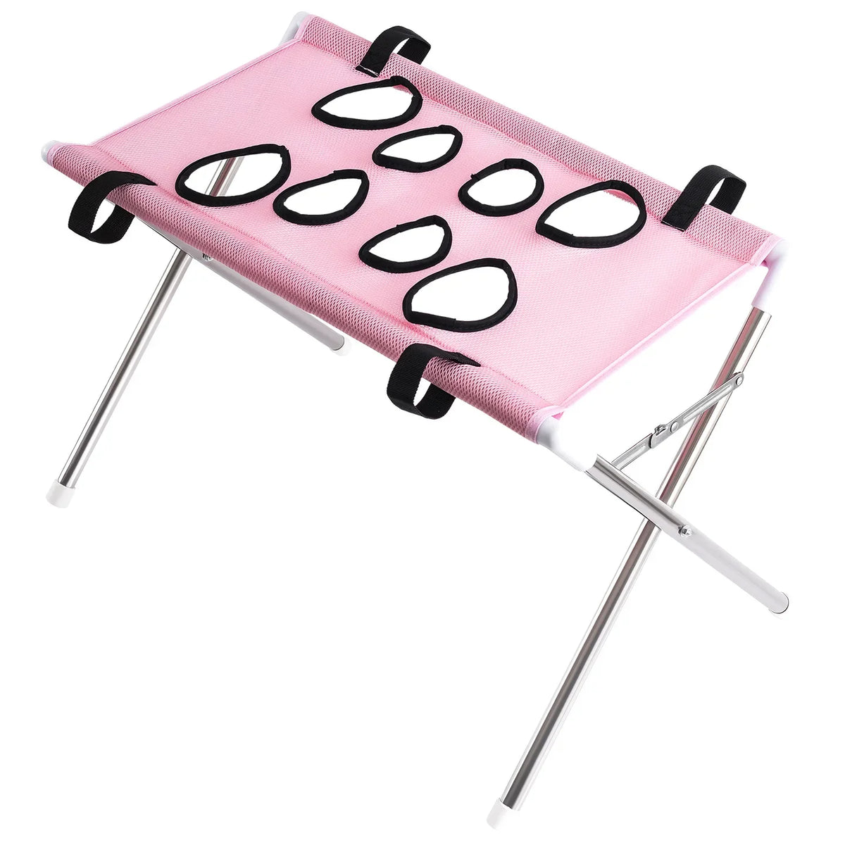 Soporte Plegable con Hamaca para Estética Canina y Felina