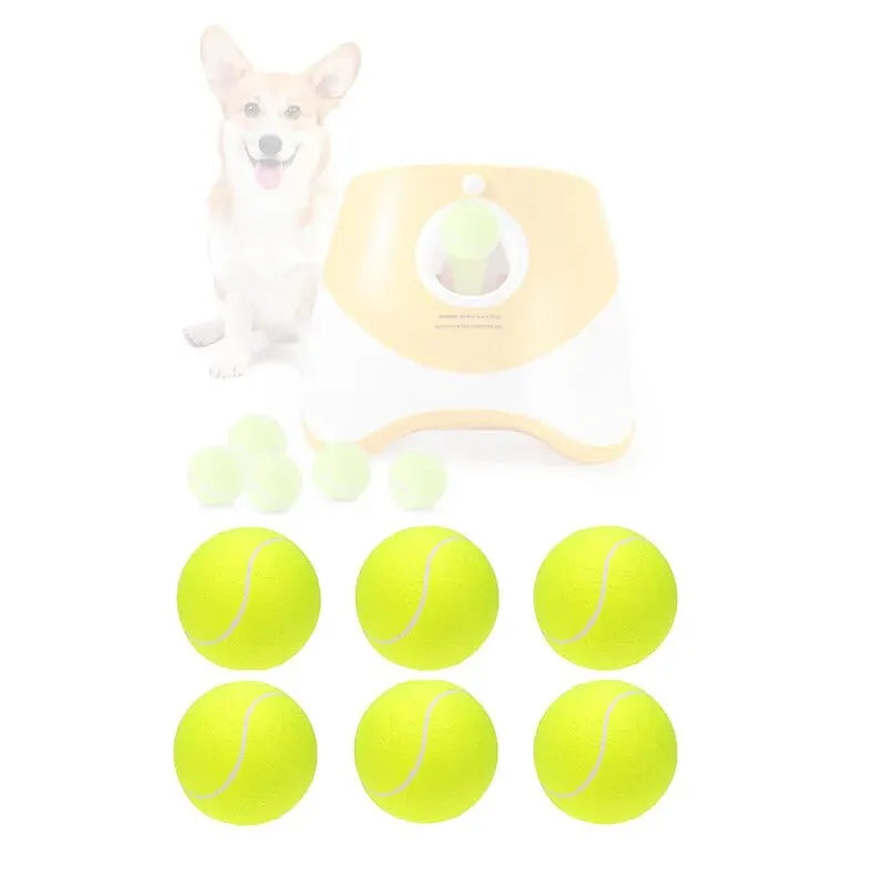 Pack de 12 Pelotas de Tenis Mini de 2 Pulgadas para Perro Chico Compatibles con Lanzador