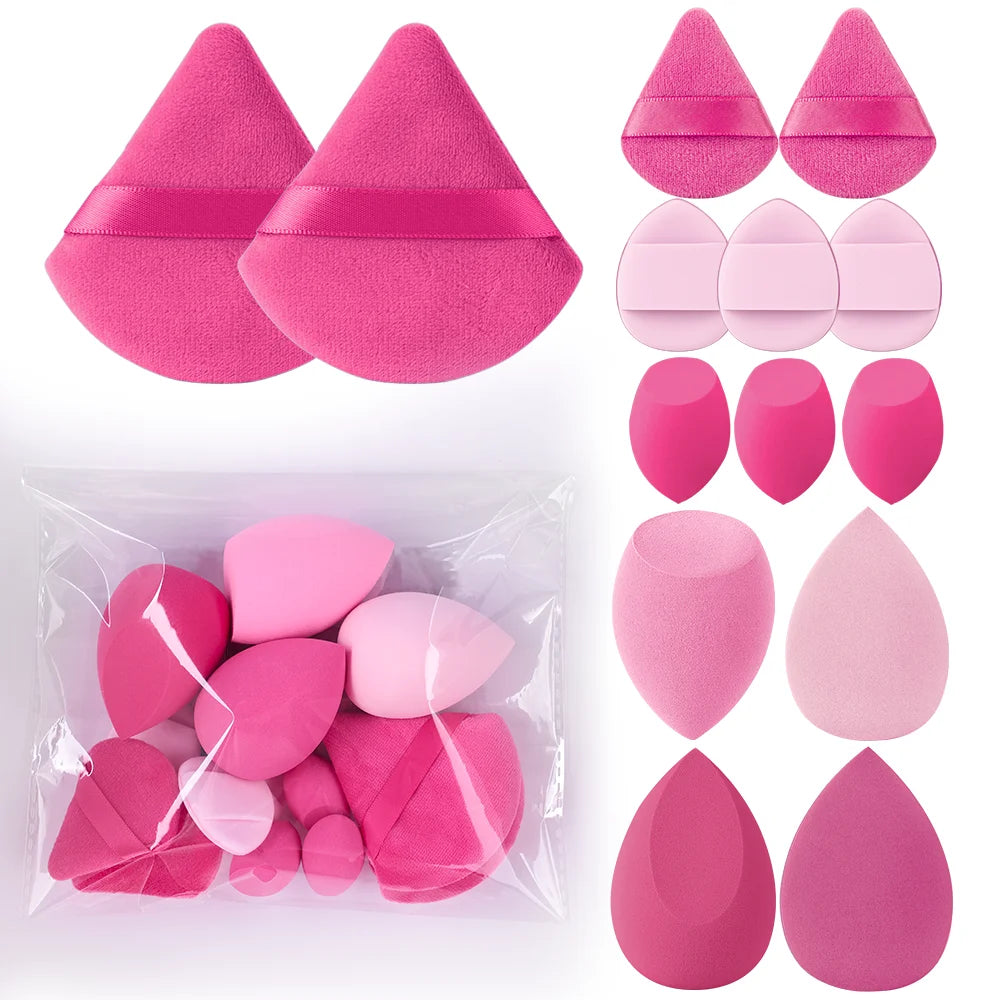 Kit de Brochas de Maquillaje Suaves de 3 a 20 Piezas para Rostro y Ojos con Brocha Kabuki
