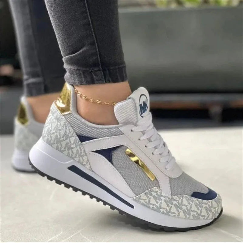 Zapatos deportivos casuales negros para mujeres Zapatos de tenis de malla de comodidad Zapatillas de deporte ligeras Mujeres 2025 Nuevo Talla grande 43 Calzado vulcanizado para estudiantes