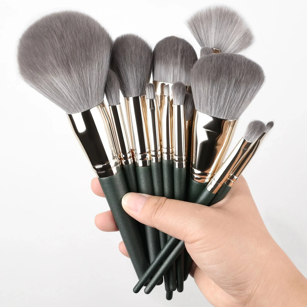 Kit de Brochas de Maquillaje Profesionales para Ojos y Rostro con Difuminador