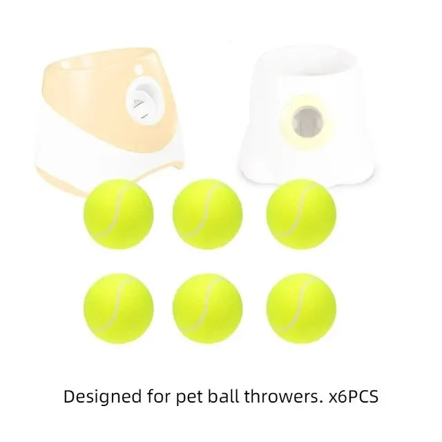 Pack de 12 Pelotas de Tenis Mini de 2 Pulgadas para Perro Chico Compatibles con Lanzador