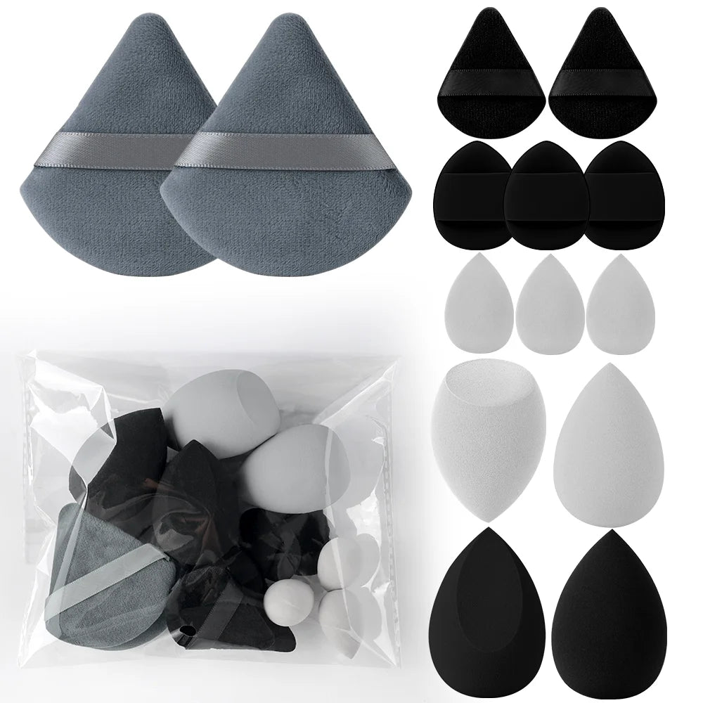 Kit de Brochas de Maquillaje Suaves de 3 a 20 Piezas para Rostro y Ojos con Brocha Kabuki