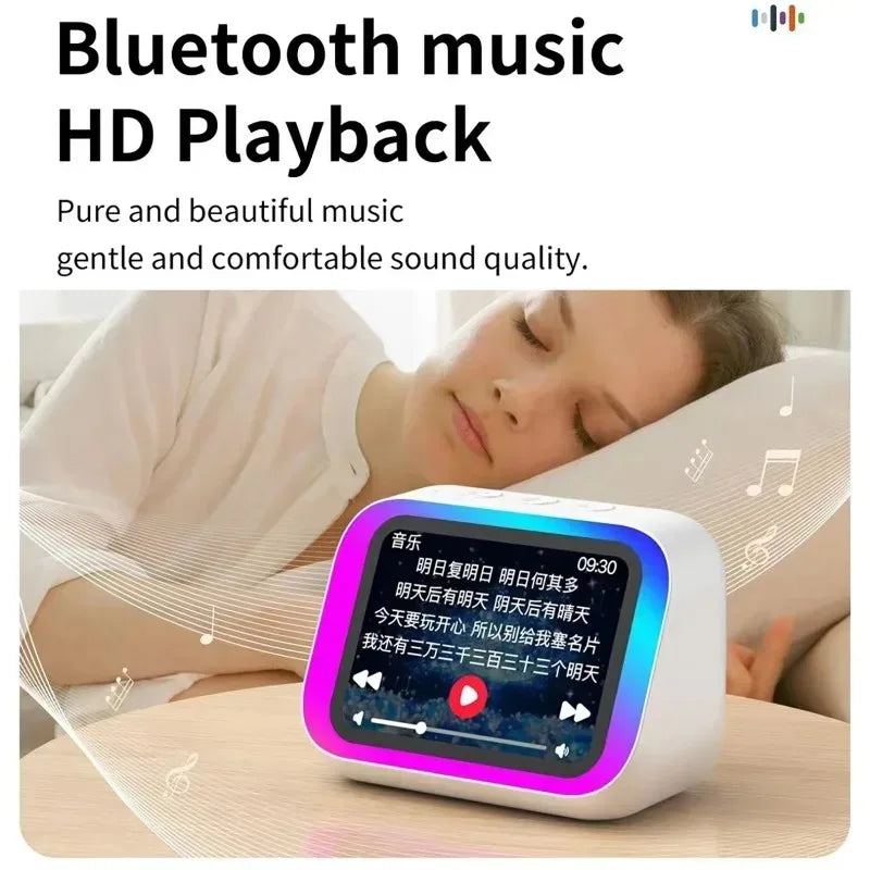 Bocina Inteligente con Pantalla Táctil HD y Asistente de Voz