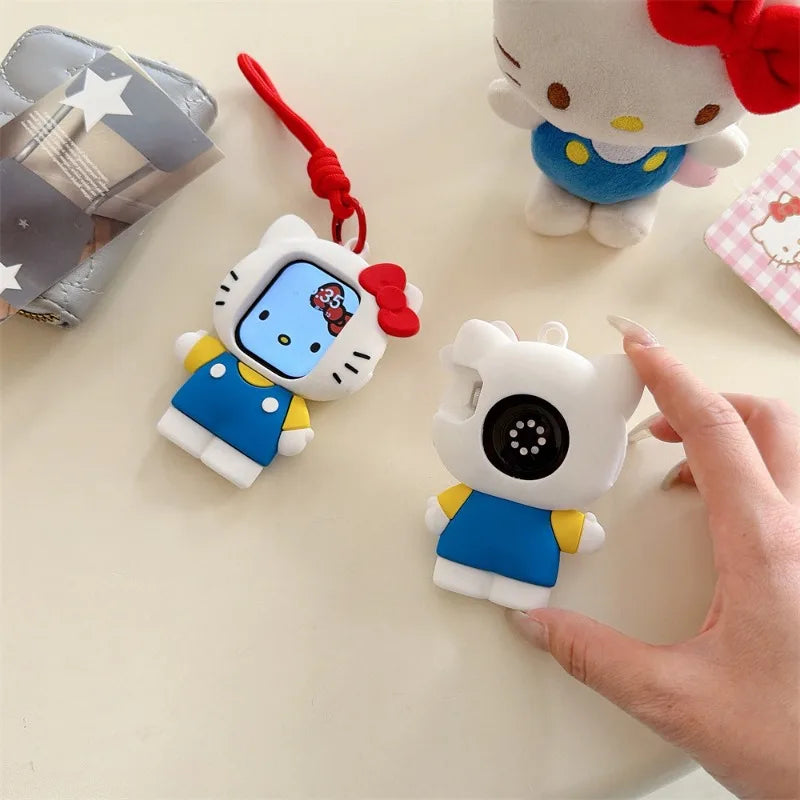 Correa y Funda de Silicón Hello Kitty 3D para Apple Watch