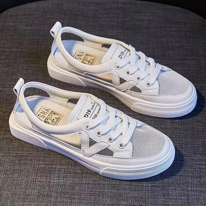 Sandalias de mujer Nuevas sandalias de boca de pescado coreana de metal transparente decorativas Zapatos de mujer Grande Zapatos Para Mujer