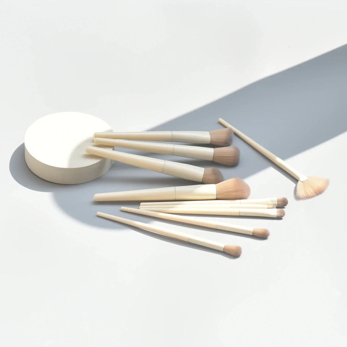 Kit de Brochas de Maquillaje Profesionales para Ojos y Rostro con Difuminador