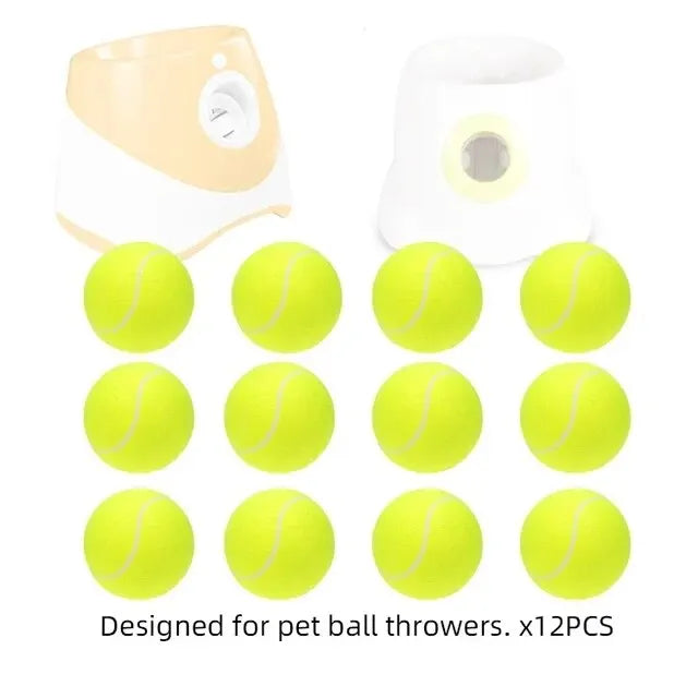 Pack de 12 Pelotas de Tenis Mini de 2 Pulgadas para Perro Chico Compatibles con Lanzador