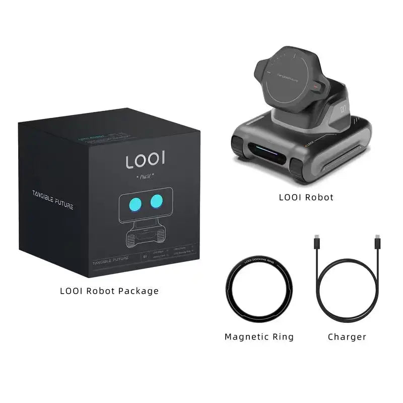 Robot Interactivo Looi para Smartphone con IA ChatGPT, Voz en Inglés y Reconocimiento Visual