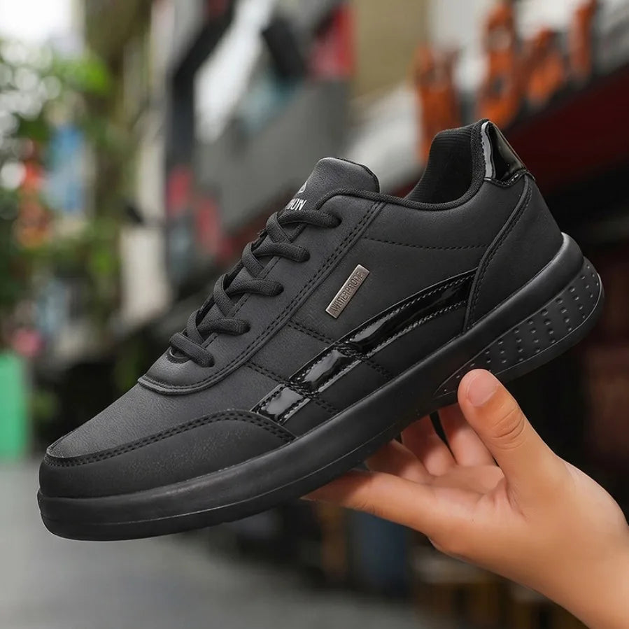 Hombres Zapatos Primavera Otoño Impermeable Zapatillas de deporte de senderismo Ocio Hombre Cuero Zapatos deportivos Calzado antideslizante Tenis para Hombres