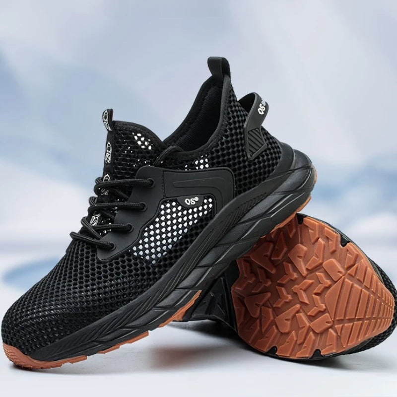 Oficial-website Verano Zapatos de seguridad para hombre Nuevos zapatos casuales transpirables ligeros antideslizante anti-smash anti-puñalada zapatilla 2026