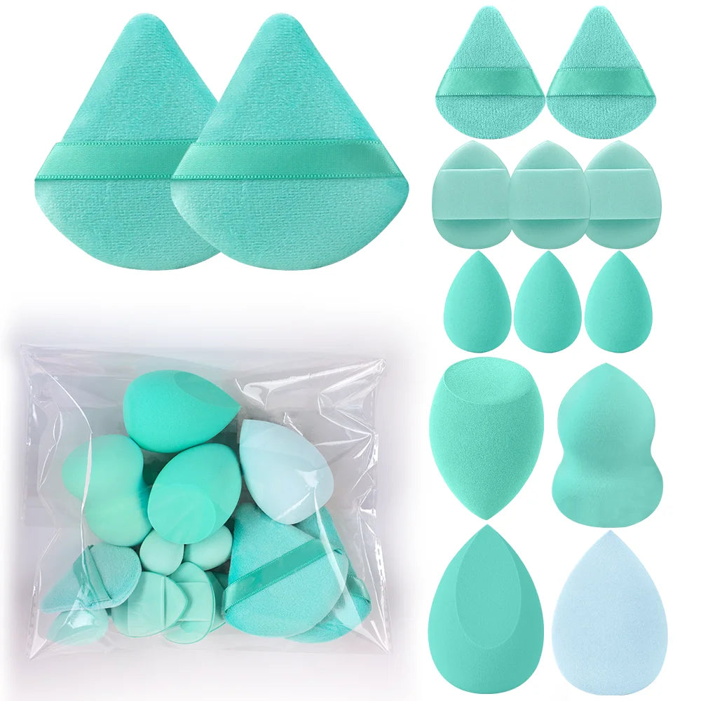 Kit de Brochas de Maquillaje Suaves de 3 a 20 Piezas para Rostro y Ojos con Brocha Kabuki