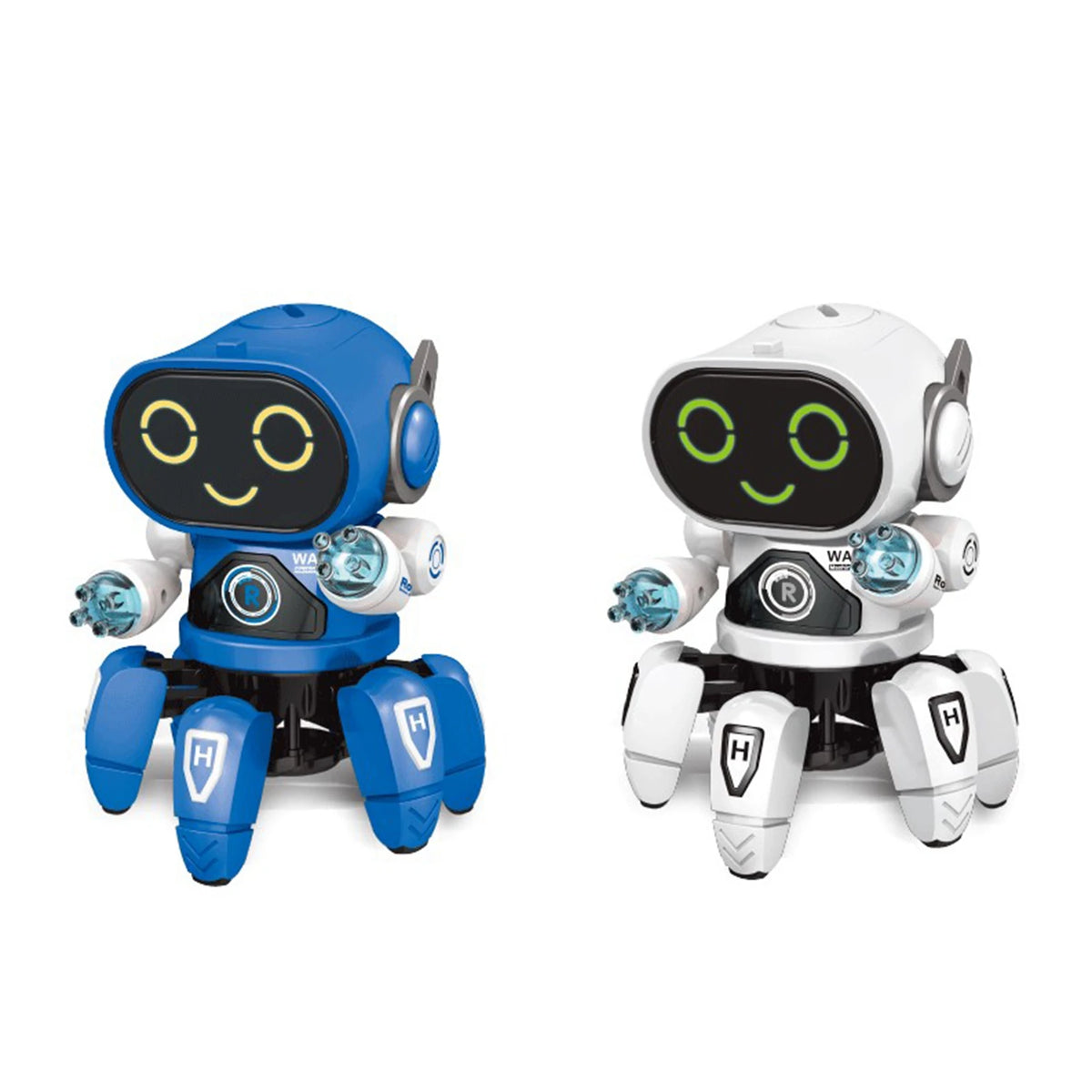 Robot Bailarín Inteligente de 6 Patas con Luces LED y Sonido para Niños