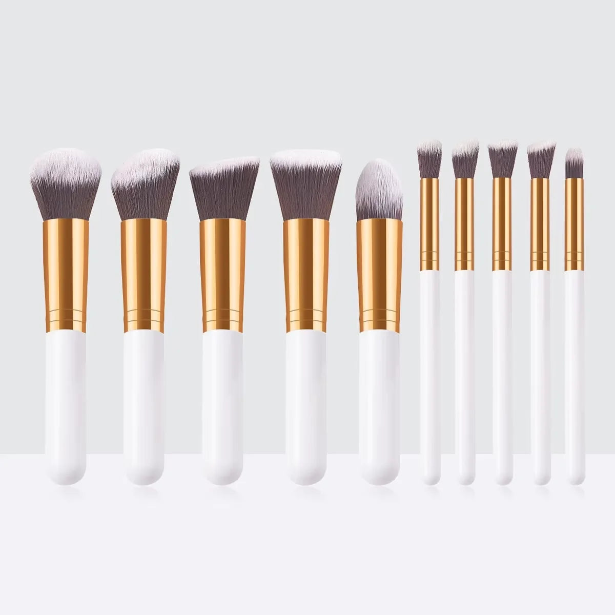 Kit de Brochas de Maquillaje Profesionales para Ojos y Rostro con Difuminador