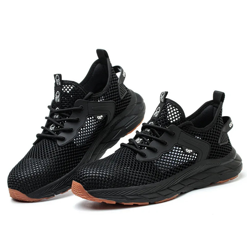 Oficial-website Verano Zapatos de seguridad para hombre Nuevos zapatos casuales transpirables ligeros antideslizante anti-smash anti-puñalada zapatilla 2026