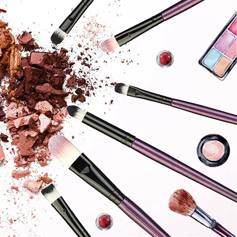Kit de 20 Brochas de Maquillaje Profesionales para Rostro y Ojos con Difuminador