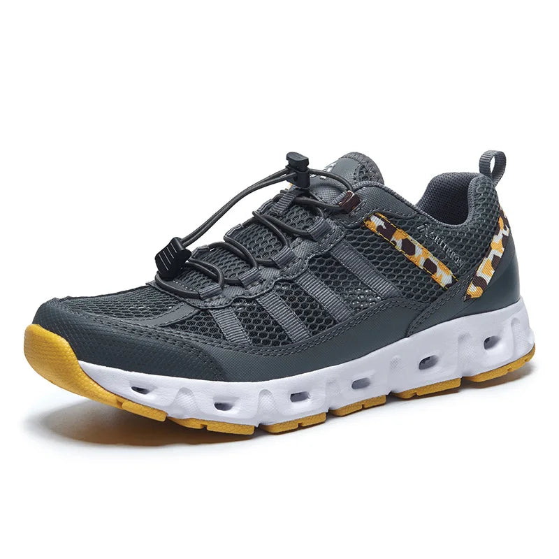 Nuevos zapatos de los hombres de malla transpirable Zapatos ligeros cómodos Hombres Zapatillas de deporte Modas Zapatos casuales Zapatos planos Zapatillas Hombre