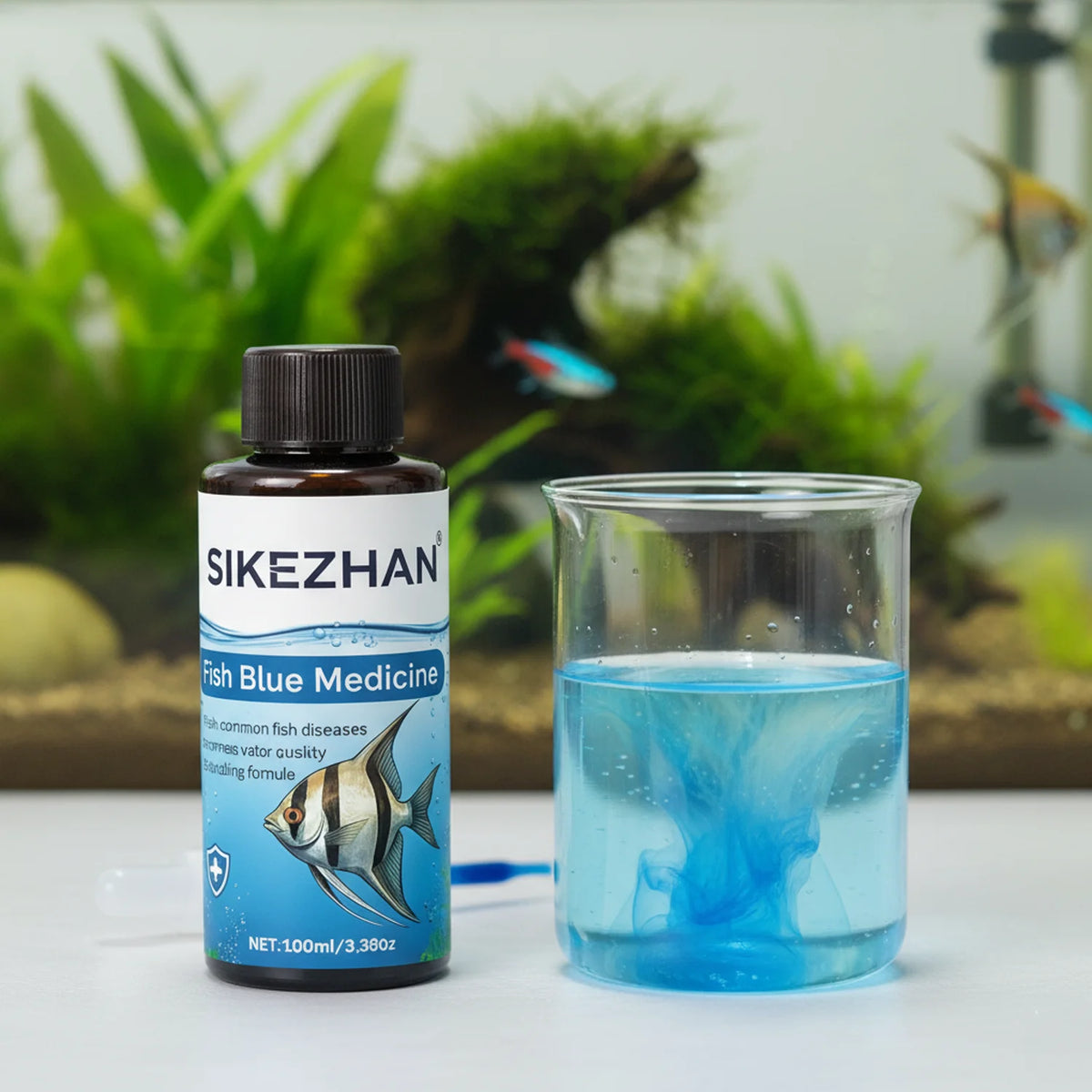 Azul de Metileno 500 ml Tratamiento para Peces de Acuario