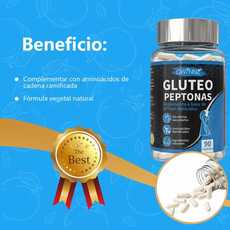 Kit Gwynne BBL para Glúteos y Piernas: Colágeno y Suplemento Deportivo (150 Cápsulas en Total)