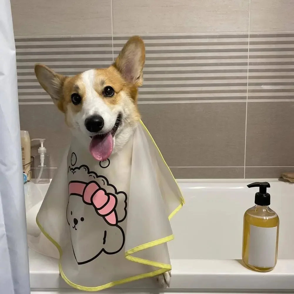 Capa Impermeable de Peluquería para Perro