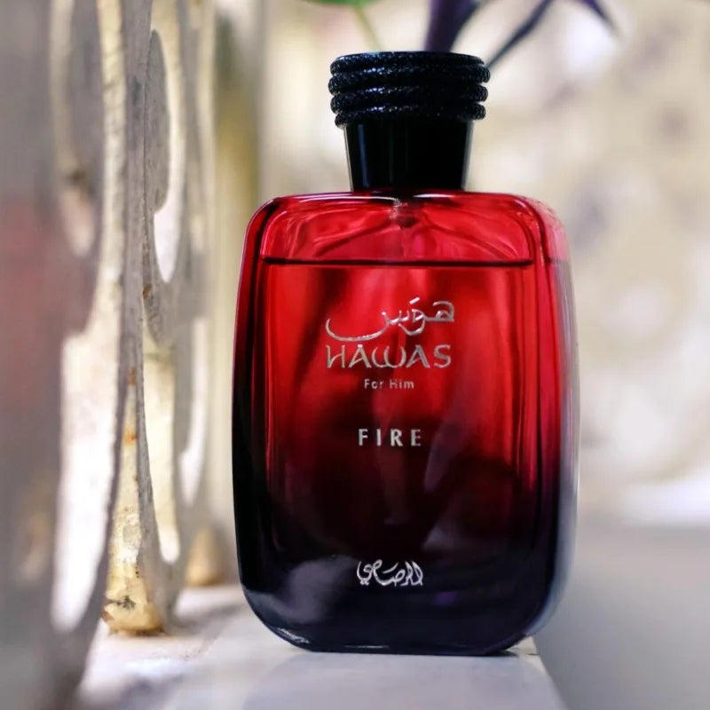 Perfume Hawas 100 ml Eau De Parfum Unisex Fragancia Fresca Acuática y Amaderada