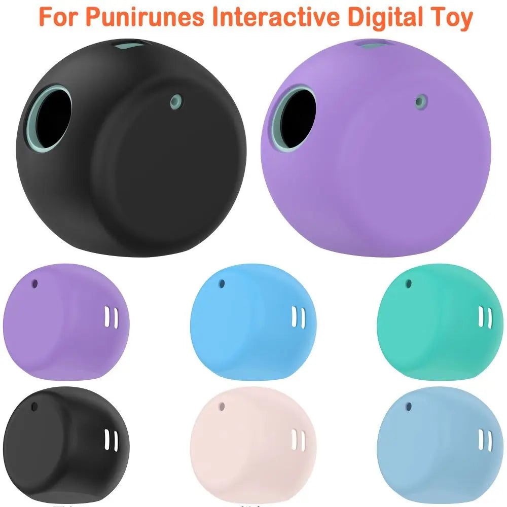 Funda Protectora de Silicona Antigolpes con Cordón para Mascota Virtual Punirunes