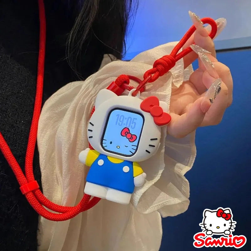Correa y Funda de Silicón Hello Kitty 3D para Apple Watch