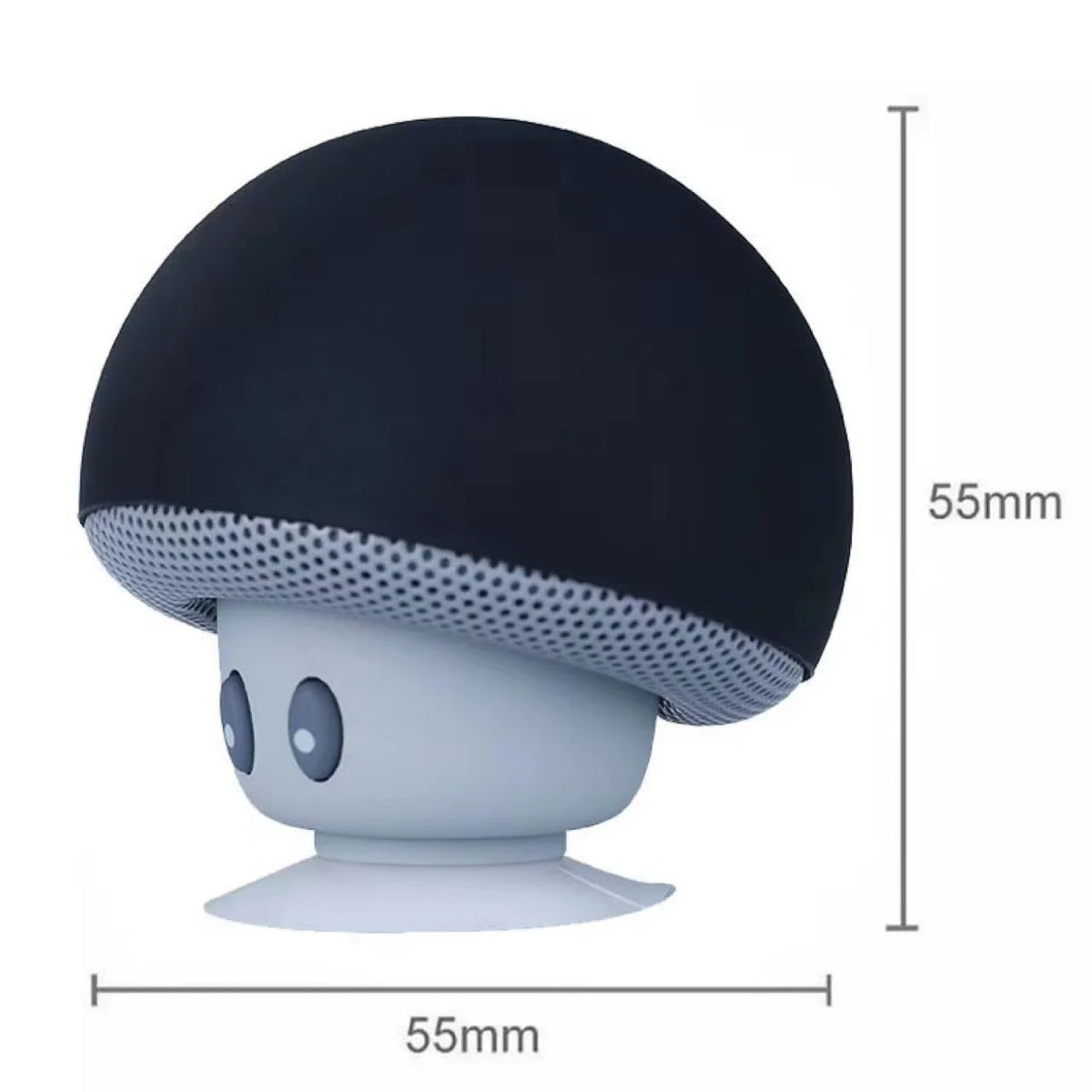 Mini Bocina Bluetooth con Forma de Hongo y Ventosa Portátil para Celular