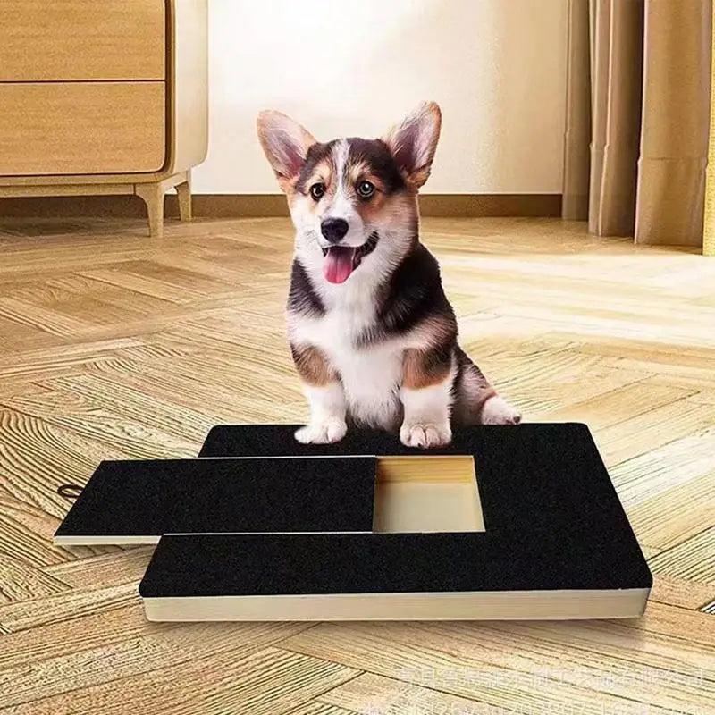Rascador Lima Uñas de Madera para Perro con Dispensador