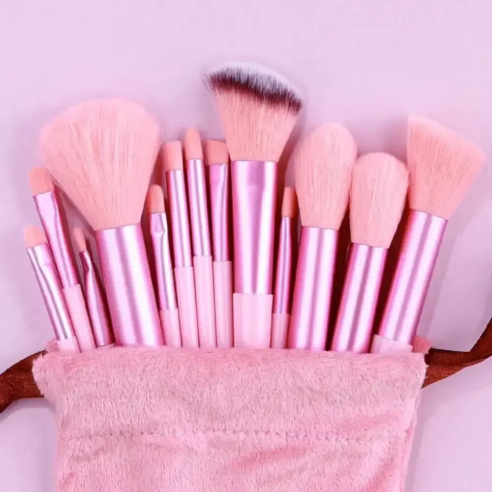 Kit de Brochas de Maquillaje Profesionales para Rostro y Ojos con Difuminador