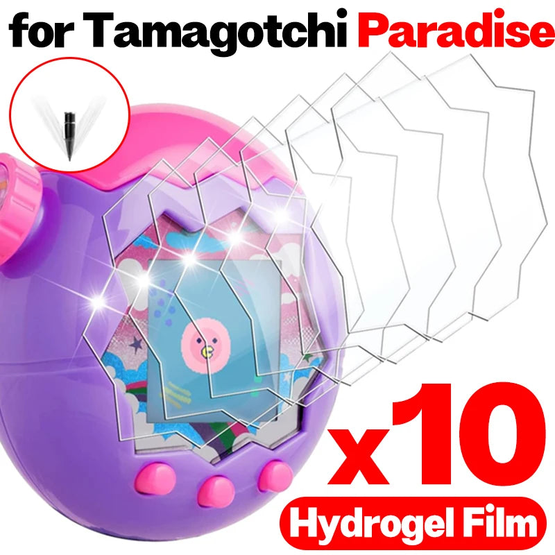 Protector de Pantalla de Hidrogel TPU Suave para Bandai Tamagotchi Paradise Antirayones