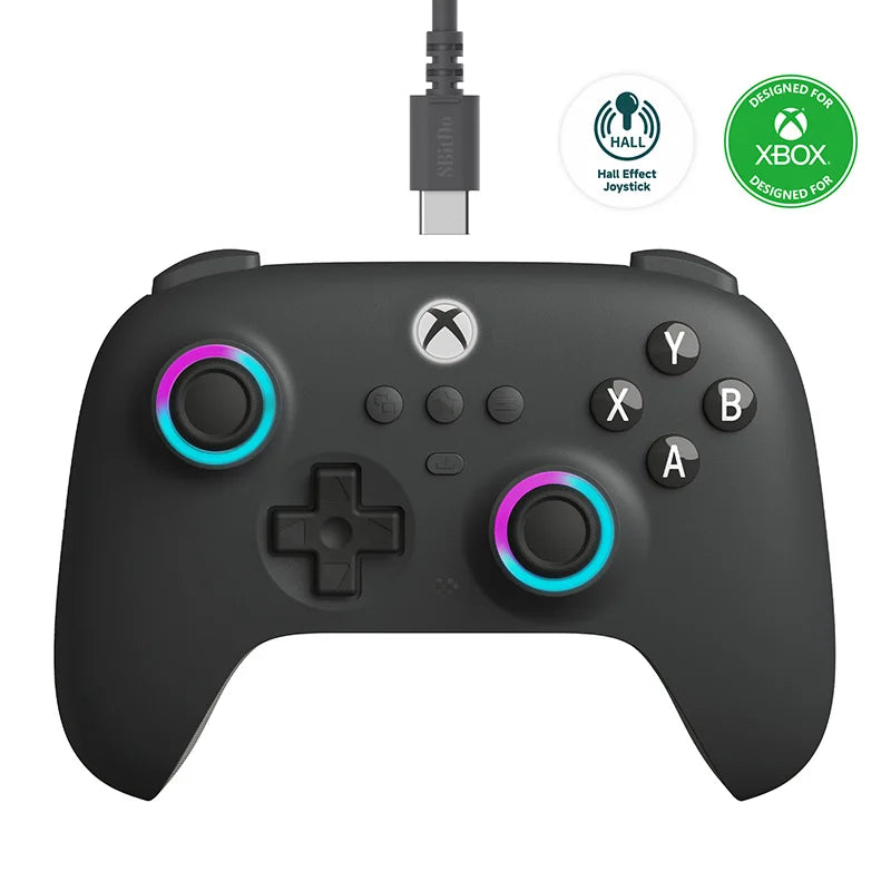Control 8BitDo Ultimate C Alámbrico para Xbox y PC con Hall Effect