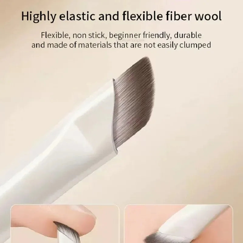 Kit de Brochas Profesionales para Ojos de Pelo Natural Ultra Suave para Sombras y Delineador (5 a 10 Pzas)