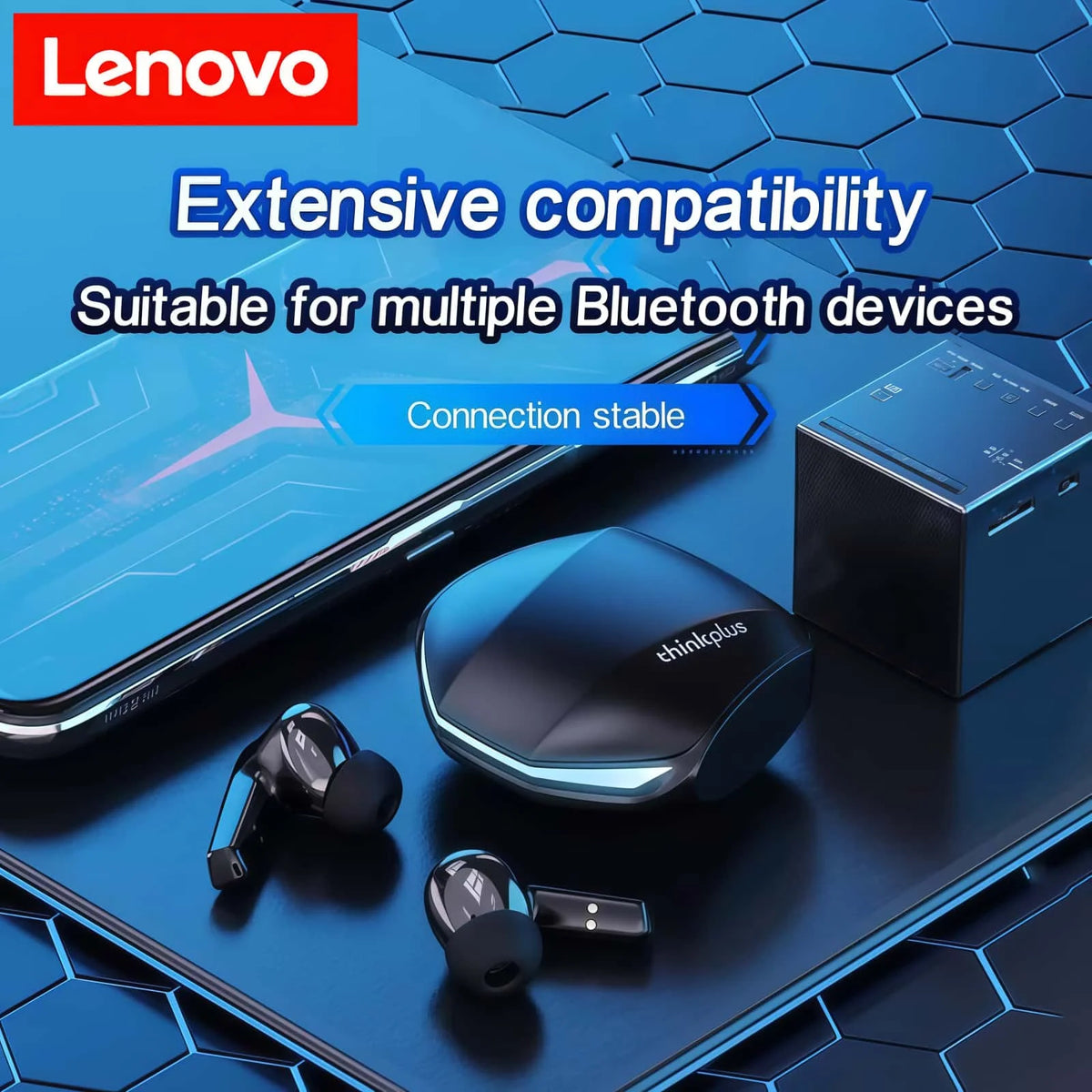 Lenovo GM2 Pro Earphones Wireless Bluetooth audífonos