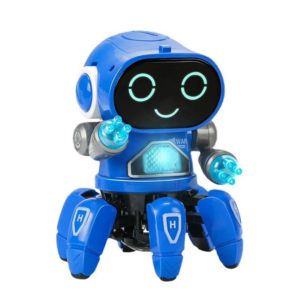 Robot Bailarín Inteligente de 6 Patas con Luces LED y Sonido para Niños
