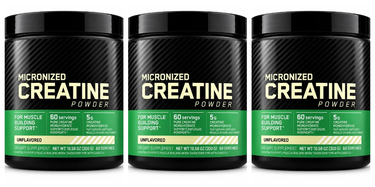 Micronized Creatine Monohydrate Powder,Support Muscle Strength & Endurance, Workout Supplement for Gym, Easy Mix, Unflavored