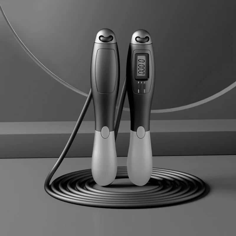 Cuerda para Saltar con Contador Digital 2 en 1 (Con Cable e Inalámbrica)