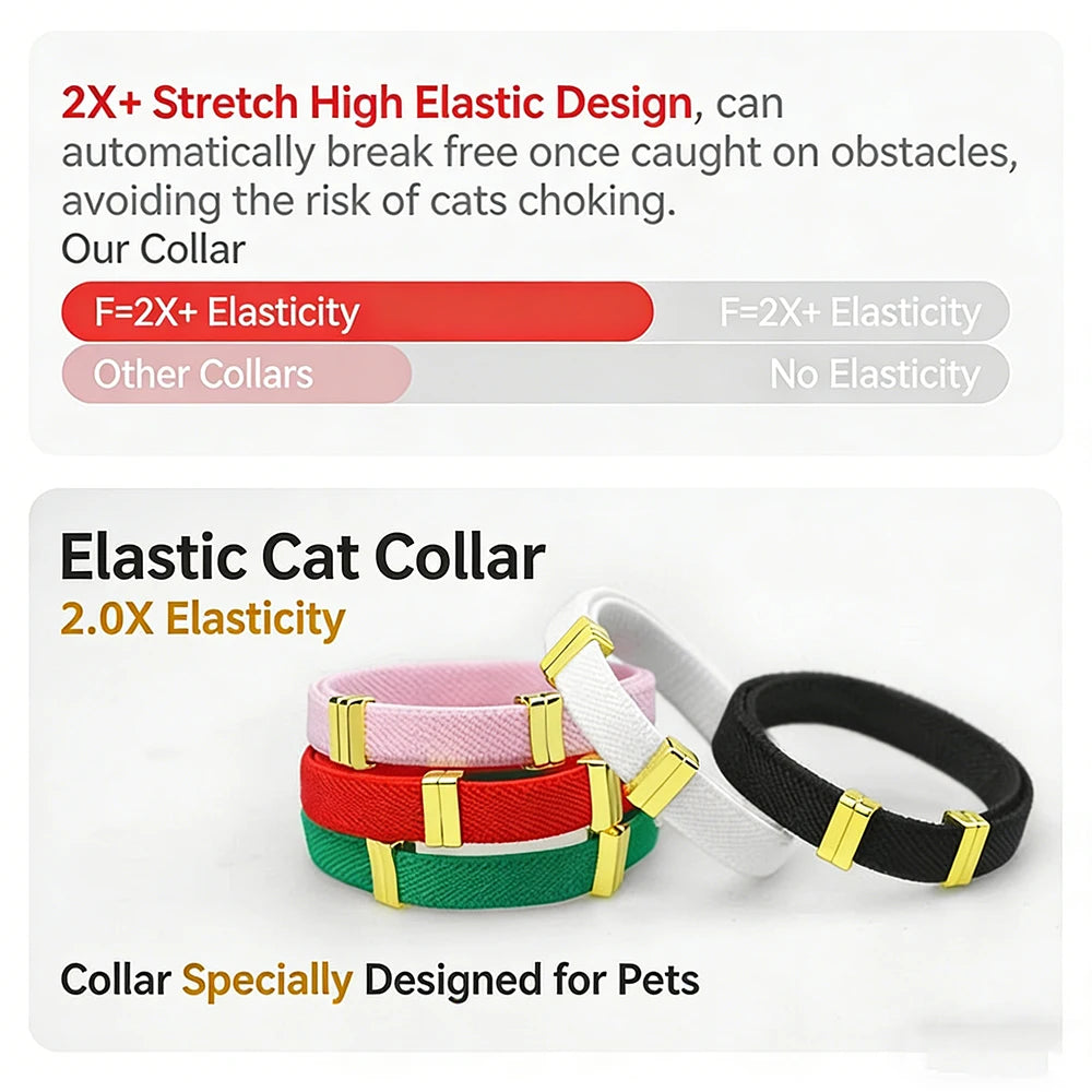 Collar fashion para gatito