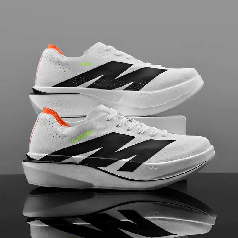 Zapatos de correr de maratón Hombres Carbon Plate Athletic Deportes al aire libre Transpirables Ligeros Mujer Cómodas Zapatillas Profesionales