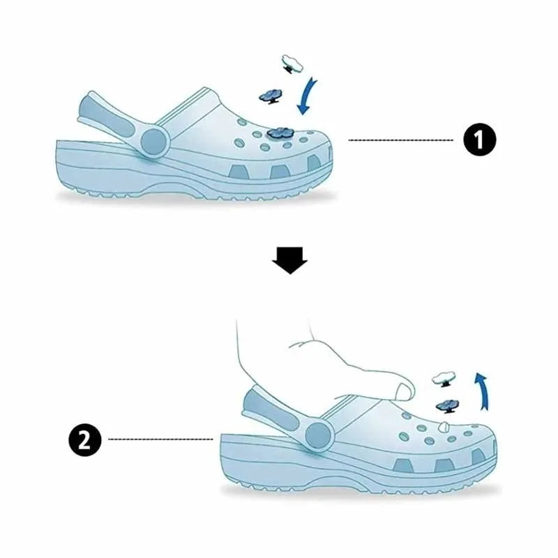 Elegantes zapatos de lazo encantos falsos diamante DIY Fashion Ballet Clogs Accesorios adecuados para zapatos de agujero Sandalias Vacaciones Regalos de fiesta
