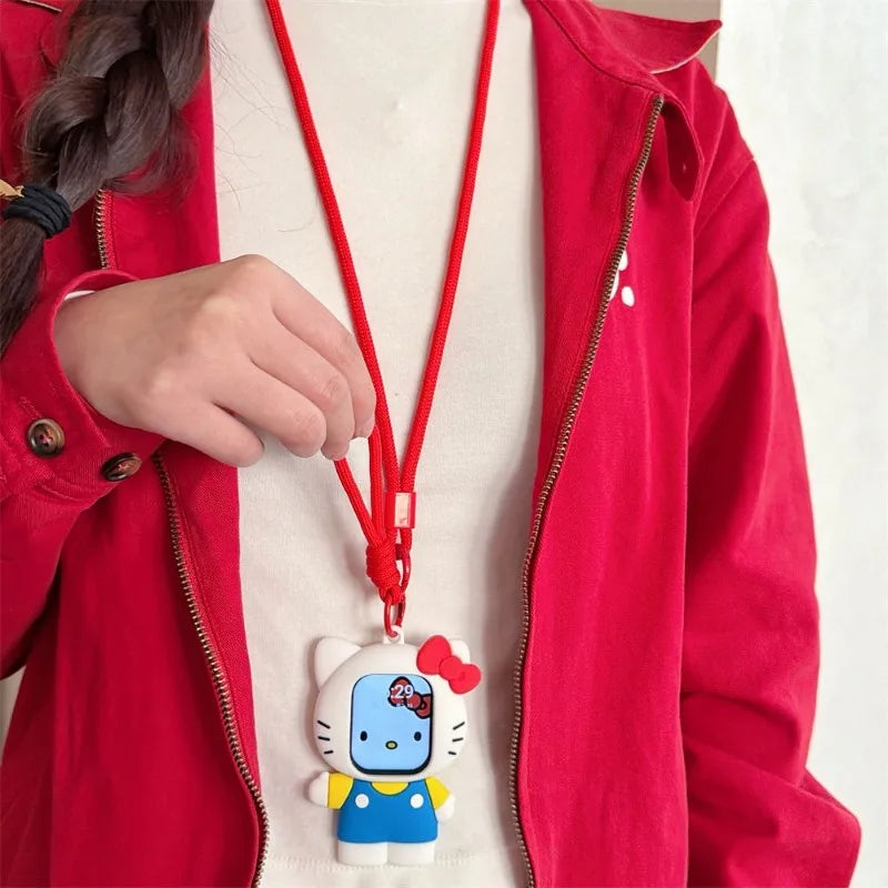 Correa y Funda de Silicón Hello Kitty 3D para Apple Watch