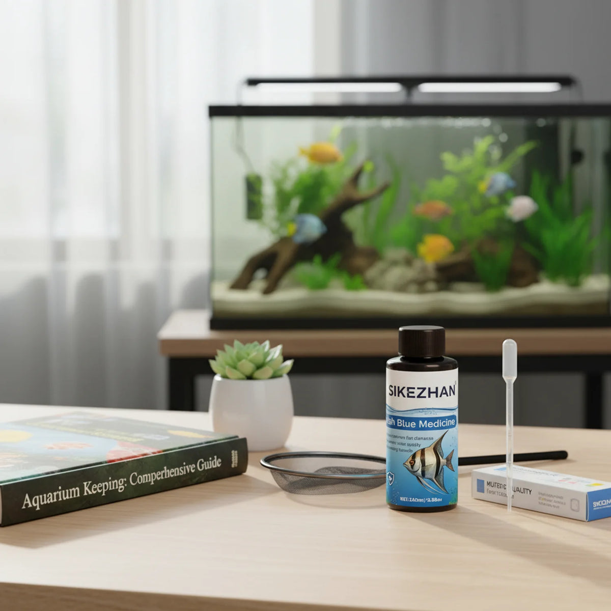 Azul de Metileno 500 ml Tratamiento para Peces de Acuario