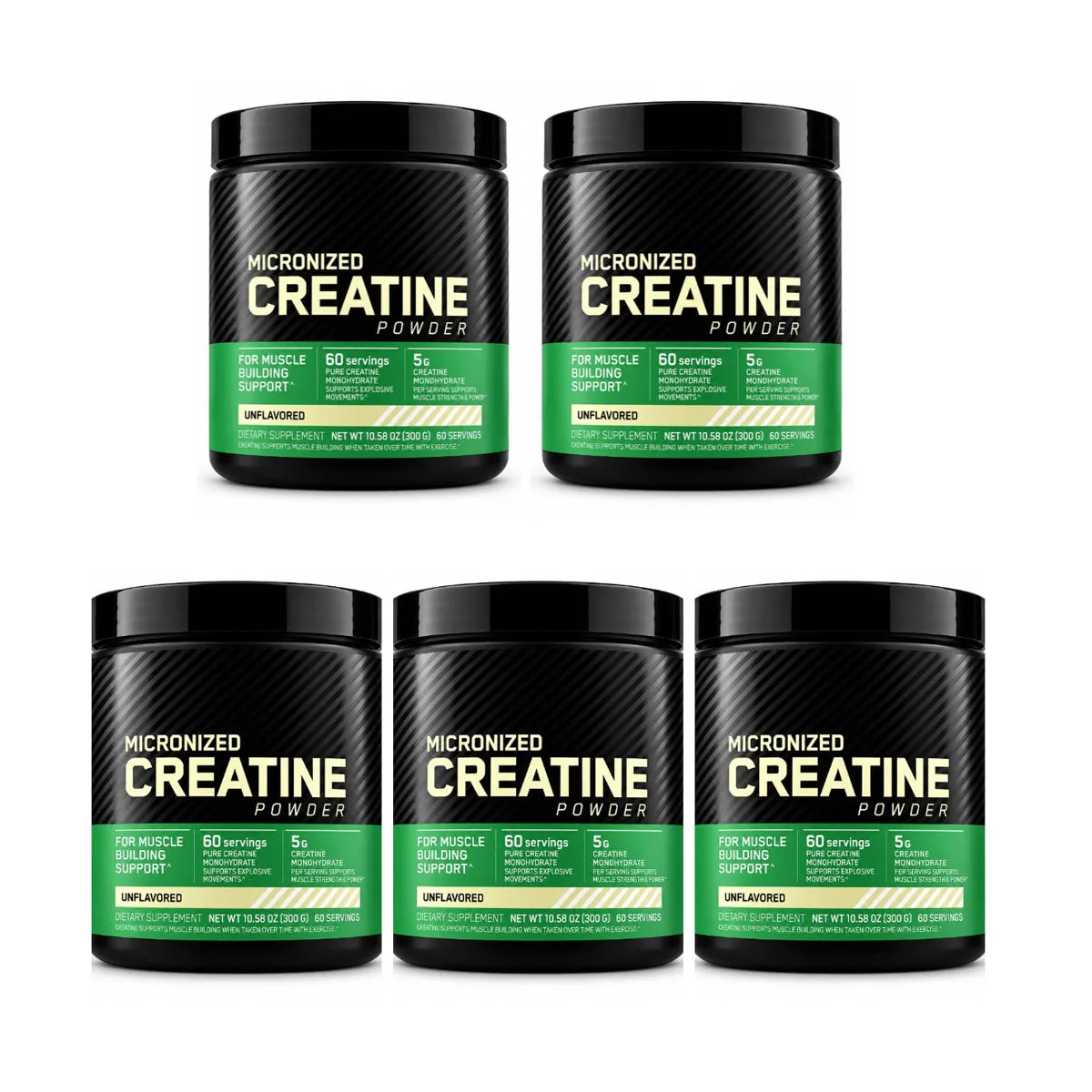 Micronized Creatine Monohydrate Powder,Support Muscle Strength & Endurance, Workout Supplement for Gym, Easy Mix, Unflavored