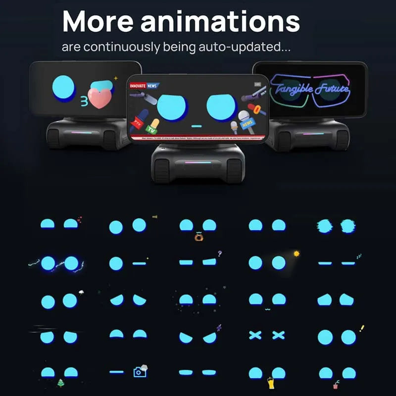 Robot Interactivo Looi para Smartphone con IA ChatGPT, Voz en Inglés y Reconocimiento Visual