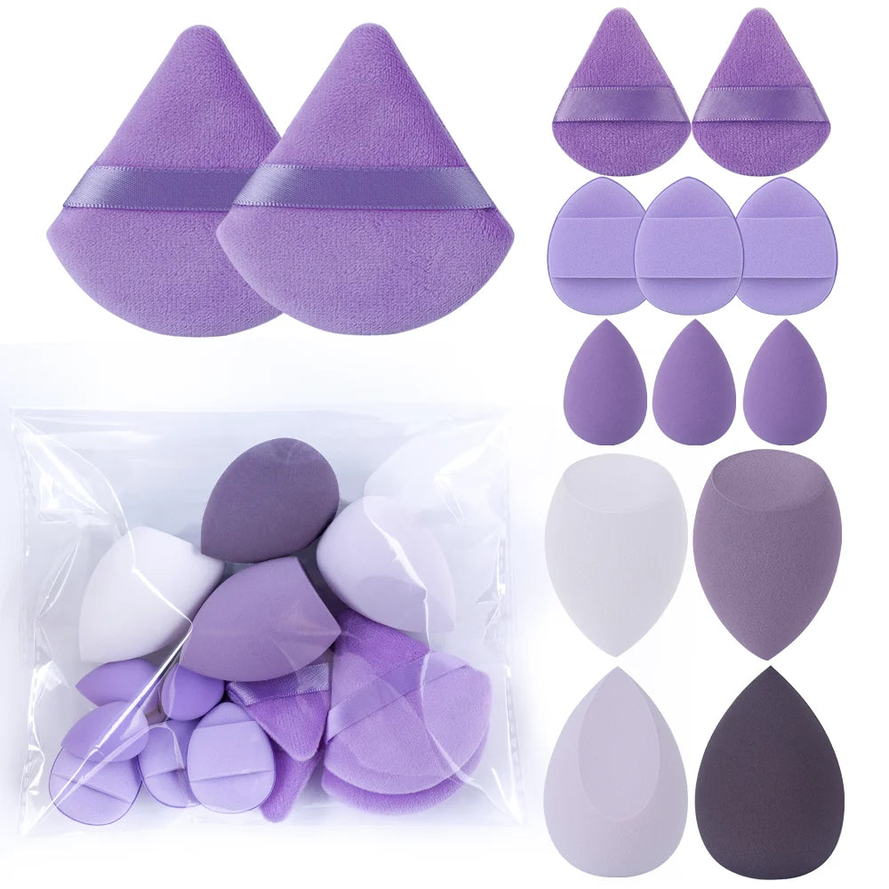 Kit de Brochas de Maquillaje Suaves de 3 a 20 Piezas para Rostro y Ojos con Brocha Kabuki