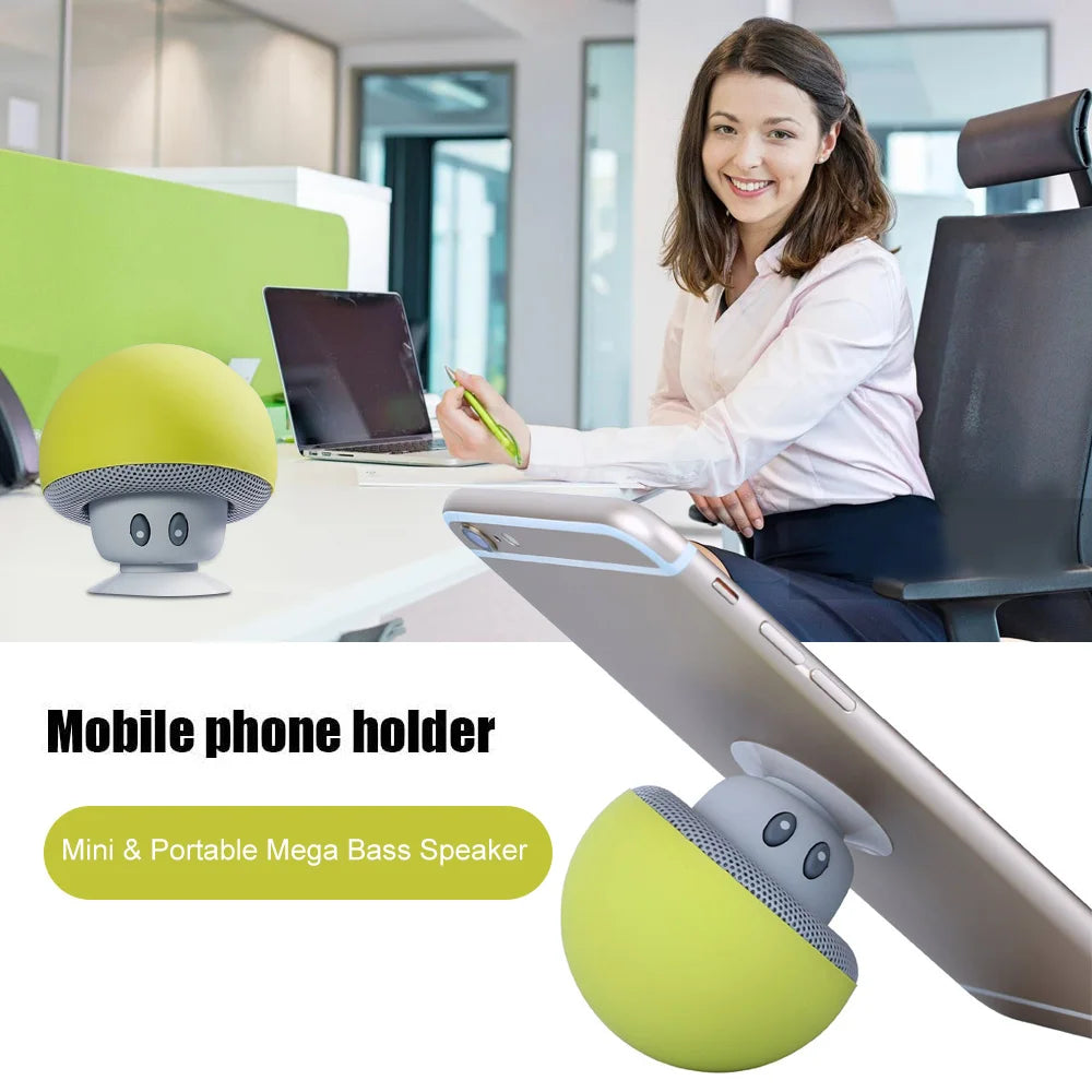 Mini Mushroom Bluetooth Bocina